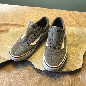 Vans  size 6.5 Gray and White